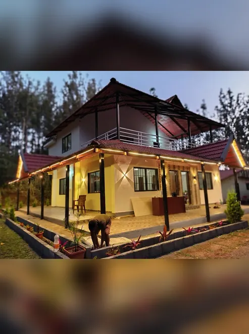 The Silverwood Homestay and its surroundings, Chikmagalur