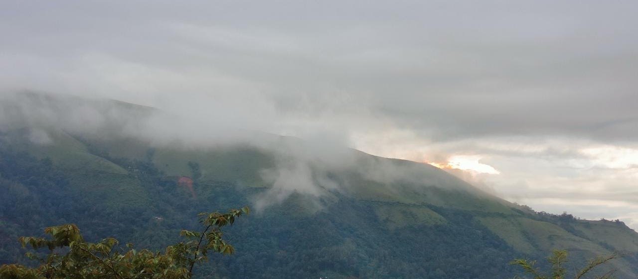 Misty hills near Deviramma betta, Chikmagalur