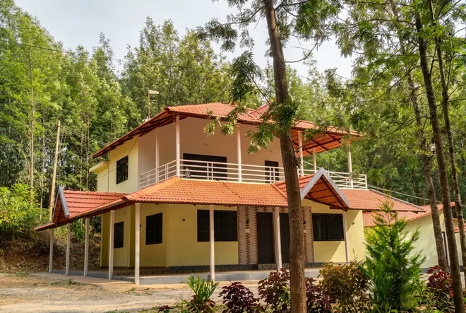 The Silverwood Homestay and its surroundings, Chikmagalur